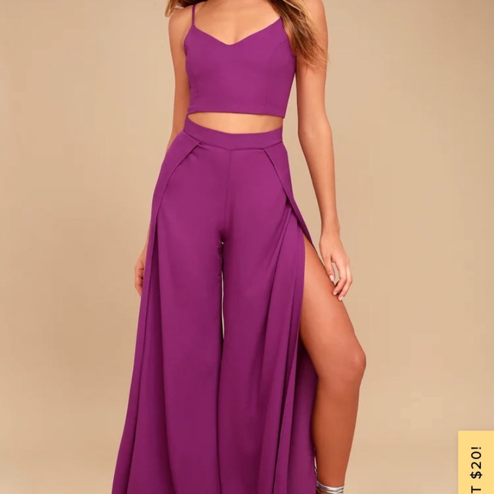 Lulu’s two piece jumpsuit. Worn one time